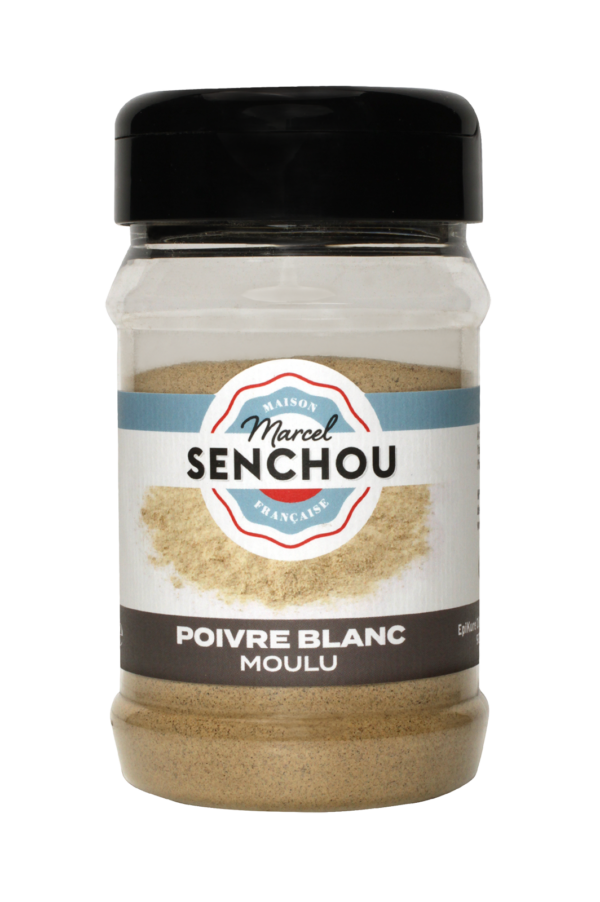 POIVRE BLANC MOULU 160G - TUBE
