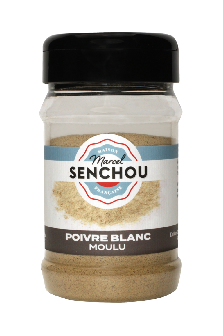 POIVRE BLANC MOULU 160G - TUBE