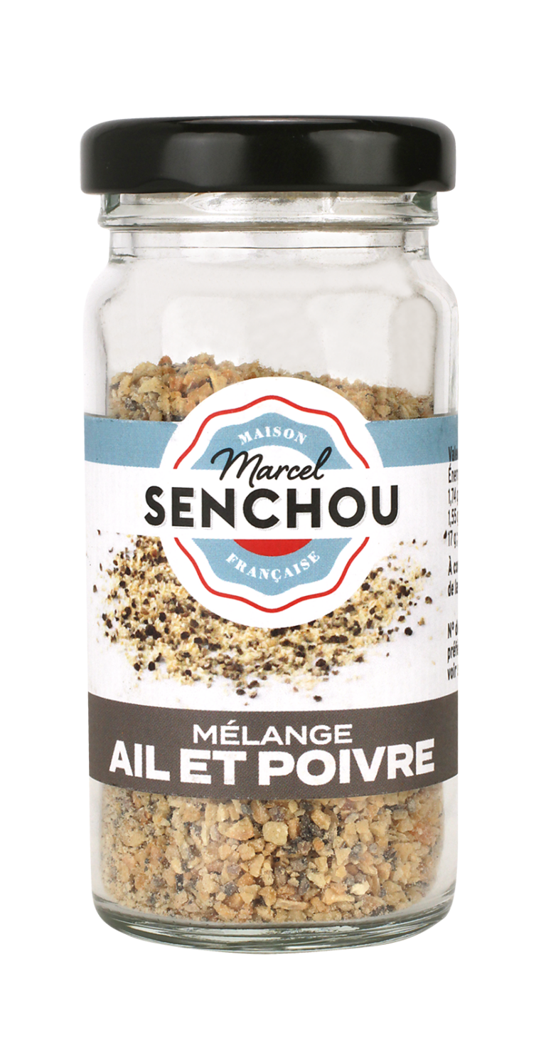 MÉLANGE POIVRE ET AIL 45G