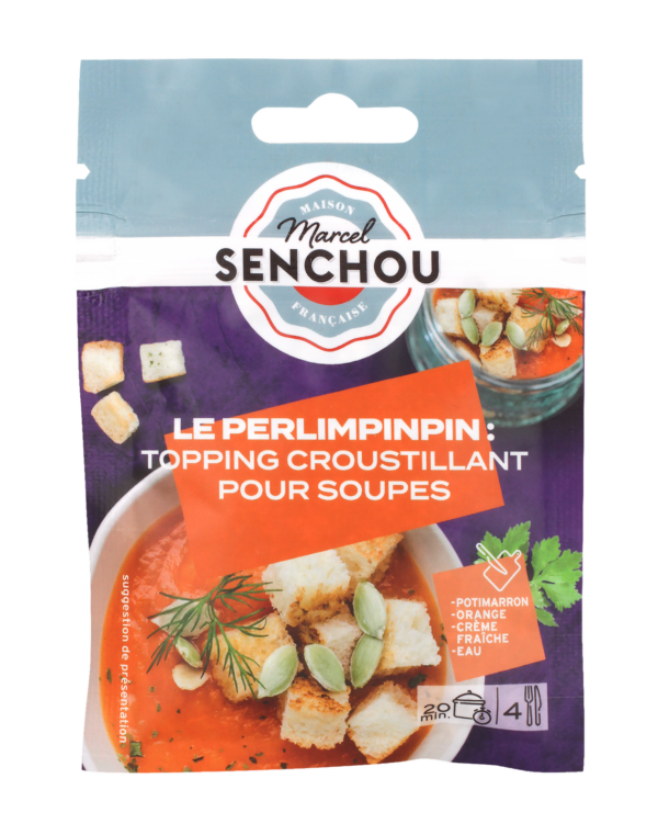 Le Perlimpinpin : Topping Croustillant pour Soupes 15G