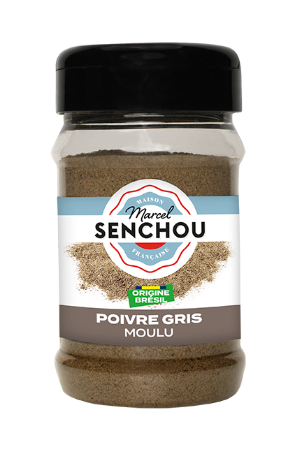 Poivre gris moulu du Brésil 140g - Maxi Marcel