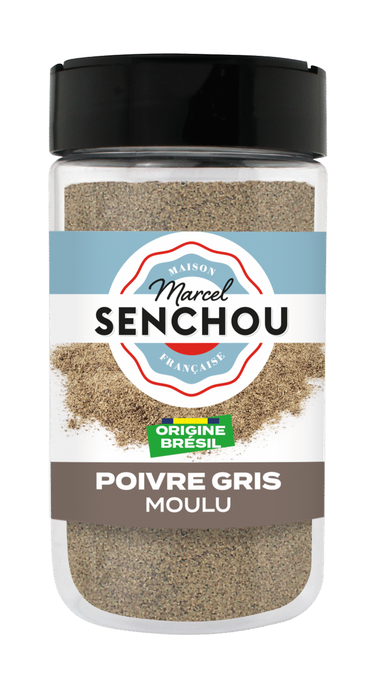 Poivre gris moulu du Brésil 140g - Maxi Marcel